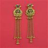 Antique Heritage Earring With Matte Gold Plating
