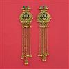 Antique Heritage Earring With Matte Gold Plating