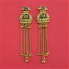 Antique Heritage Earring With Matte Gold Plating