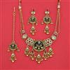 Antique Heritage Necklace Set Set With Matte Gold Plating