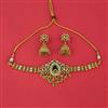Antique Heritage Necklace Set Set With Matte Gold Plating