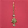 Antique Pearl Tikka With Matte Gold Plating
