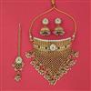 Antique Mukut With Gold Plating