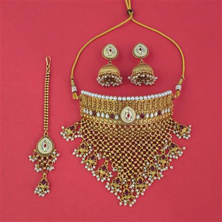 Antique Mukut With Gold Plating