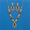Antique Classic Necklace With Mehndi Plating
