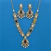Antique Classic Necklace With Mehndi Plating