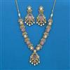 Antique Classic Necklace With Mehndi Plating