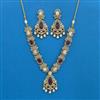 Antique Classic Necklace With Mehndi Plating
