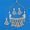 Antique Moti Necklace With Mehndi Plating