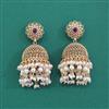 Antique Jhumki With Matte Gold Plating