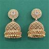 Antique Jhumki With Matte Gold Plating