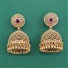 Antique Jhumki With Matte Gold Plating