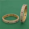 Antique Openable Bangles With Matte Gold Plating