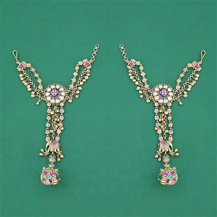 Antique Heritage Hath Pan With Matte Gold Plating