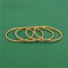 Antique Classic Bangles With Matte Gold Plating