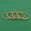 Antique Classic Bangles With Matte Gold Plating