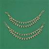 Antique Classic Ear Chain With Mehndi Plating