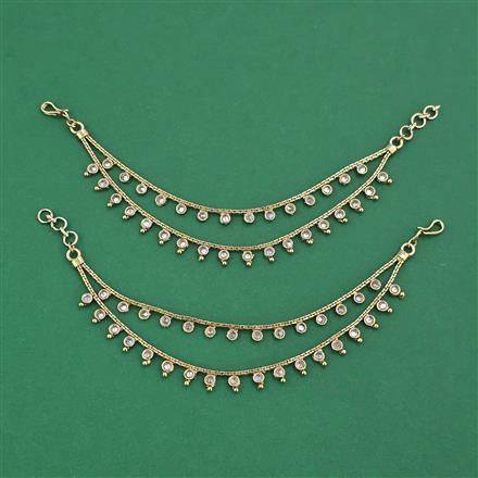 Antique Classic Ear Chain With Mehndi Plating