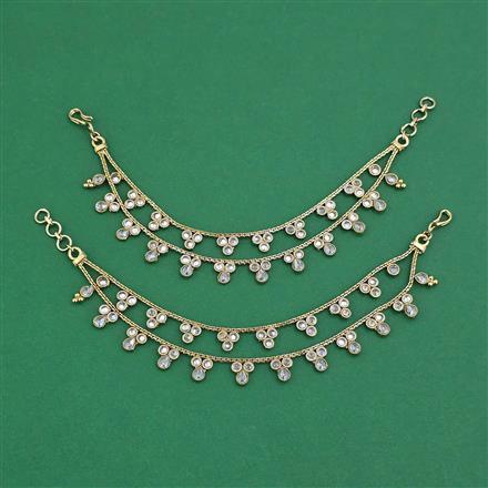 Antique Classic Ear Chain With Mehndi Plating