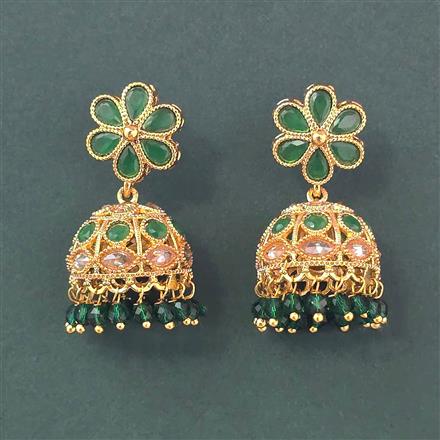 Antique Jhumki With Gold Plating