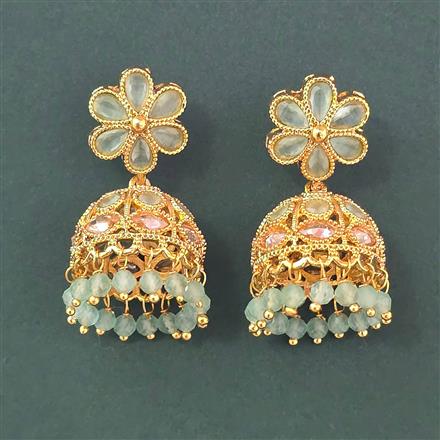 Antique Jhumki With Gold Plating