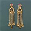 Antique Heritage Earring With Matte Gold Plating