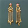 Antique Heritage Earring With Matte Gold Plating