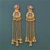 Antique Heritage Earring With Matte Gold Plating