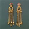 Antique Heritage Earring With Matte Gold Plating