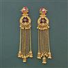 Antique Heritage Earring With Matte Gold Plating