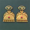 Antique Classic Earring With Matte Gold Plating