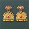 Antique Classic Earring With Matte Gold Plating