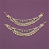 Antique Moti Ear Chain With Gold Plating