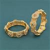 Antique Classic Bangles With Matte Gold Plating