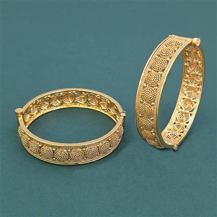 Antique Openable Bangles With Gold Plating