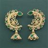 Antique Classic Earring With Matte Gold Plating
