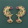 Antique Classic Earring With Matte Gold Plating