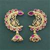 Antique Classic Earring With Matte Gold Plating