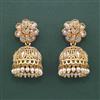 Antique Jhumki With Matte Gold Plating
