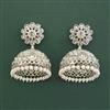 Antique Jhumki With Rhodium Plating