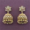 Antique Jhumki With Matte Gold Plating
