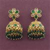 Antique Jhumki With Matte Gold Plating