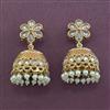 Antique Jhumki With Matte Gold Plating
