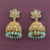 Antique Jhumki With Matte Gold Plating