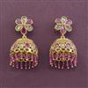 Antique Jhumki With Matte Gold Plating