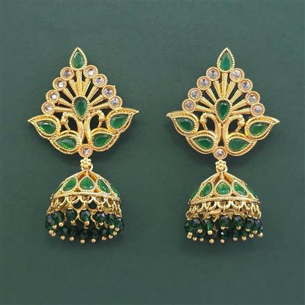 Antique Jhumki With Gold Plating
