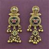 Antique Heritage Earring With Matte Gold Plating