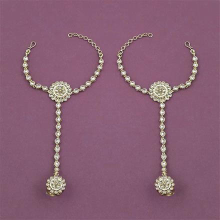 Antique Moti Hath Pan With Mehndi Plating