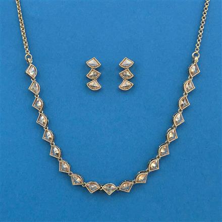 Antique Classic Necklace With Mehndi Plating