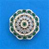 Antique Moti Brooch With Mehndi Plating